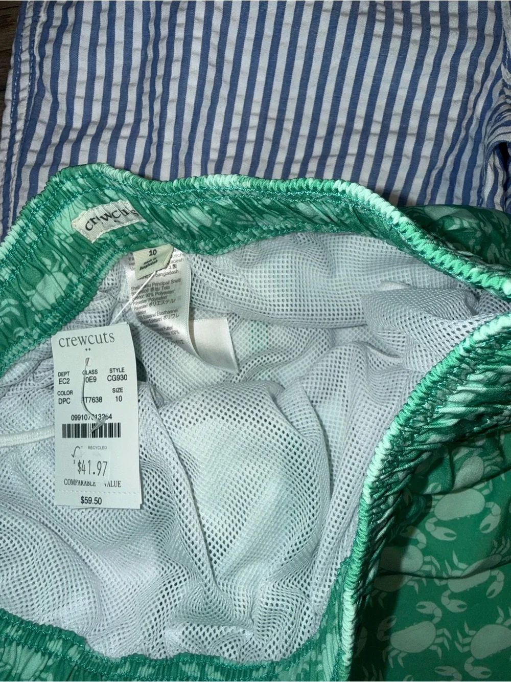 Two Boys J Crew Factory Swim NWT/NWOT Size 10